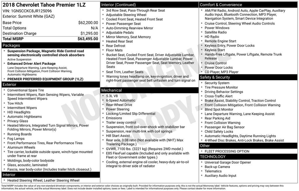 Used 2018 Chevrolet Tahoe Premier image 24