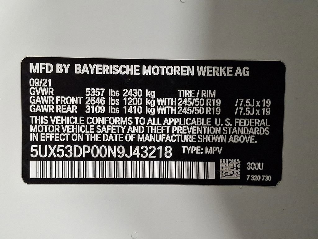 Used 2022 BMW X3 xDrive30i w/ Convenience Package image 29