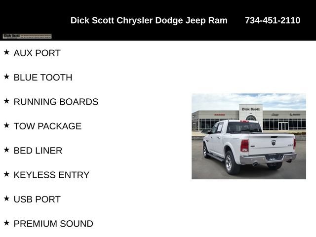 Used 2016 RAM 1500 Laramie w/ Convenience Group AWD/4WD image 17