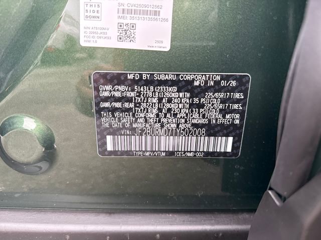 New 2026 Subaru Outback Wilderness image 19