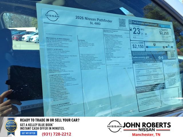 New 2026 Nissan Pathfinder SL w/ SL Premium Package image 22