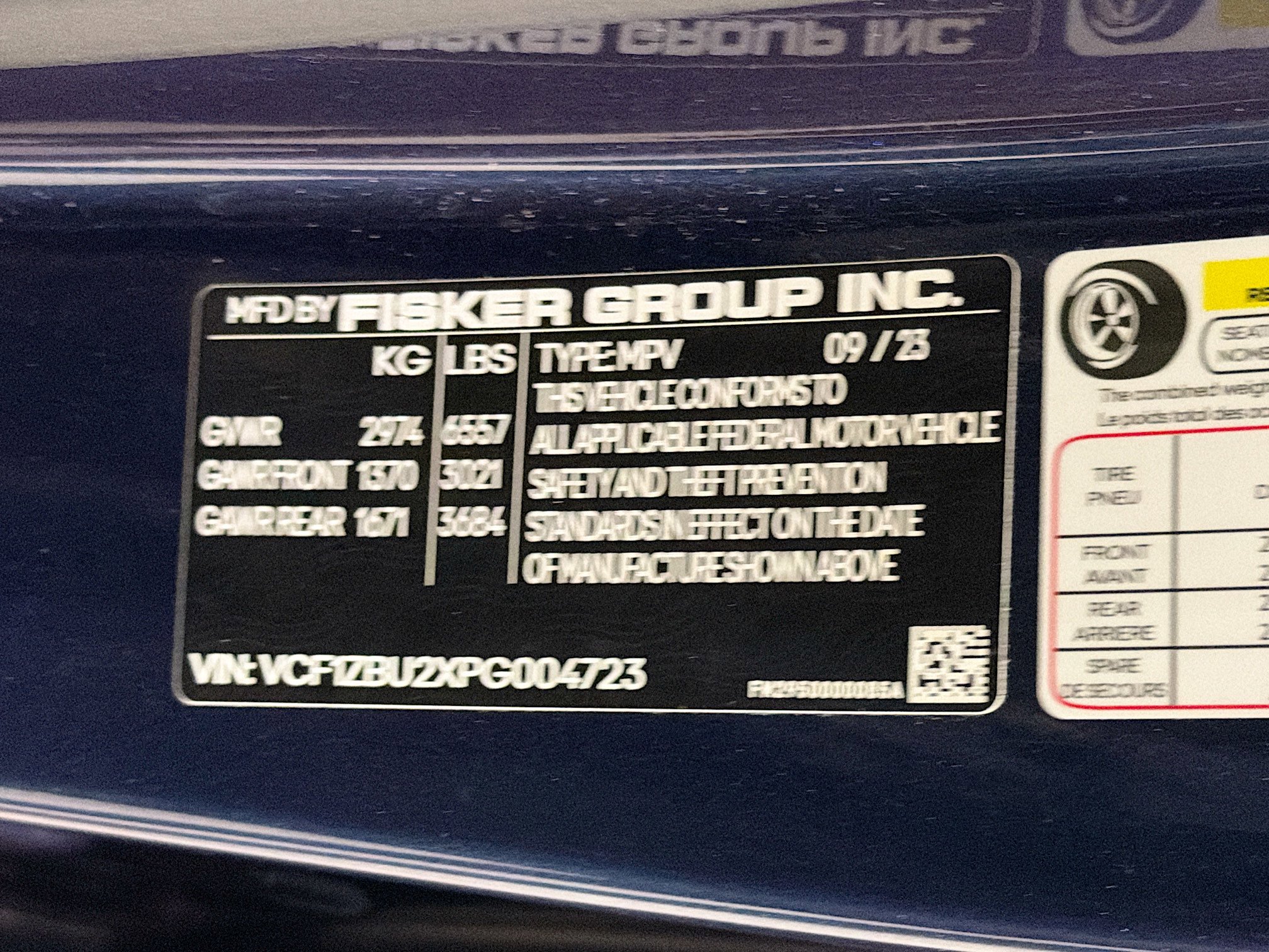 Used 2023 Fisker Ocean One AWD/4WD image 41