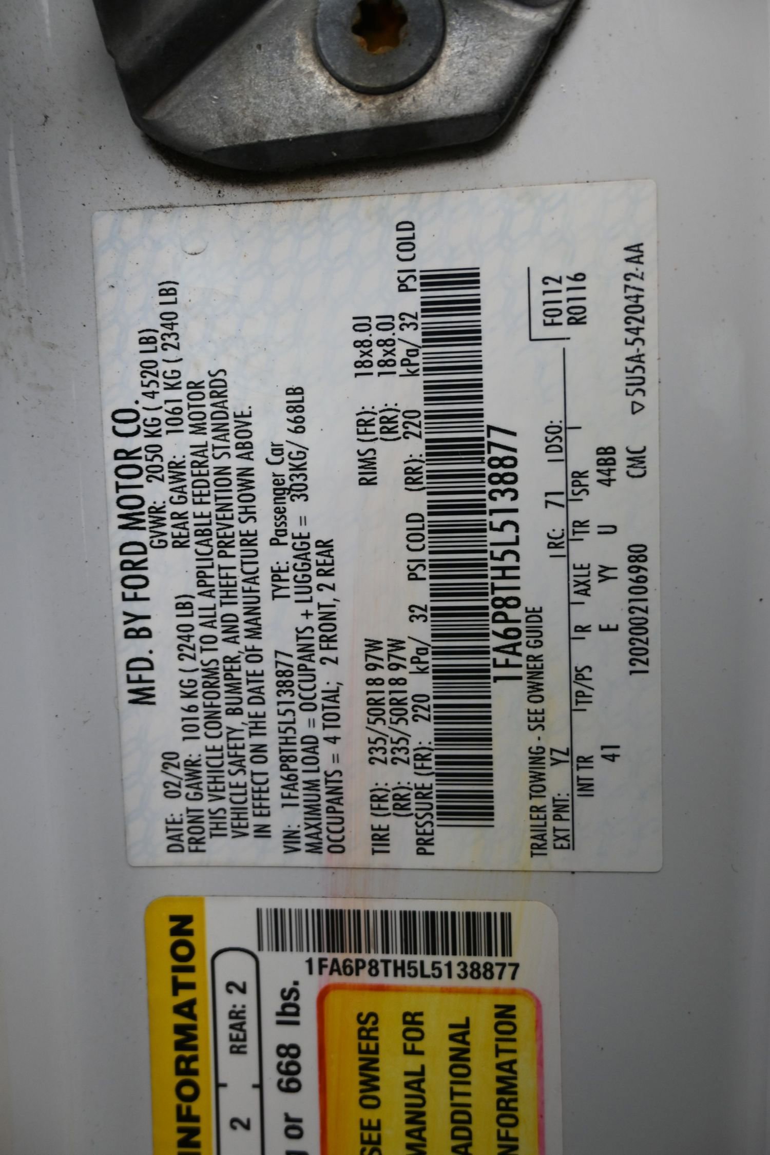 Used 2020 Ford Mustang Premium image 10