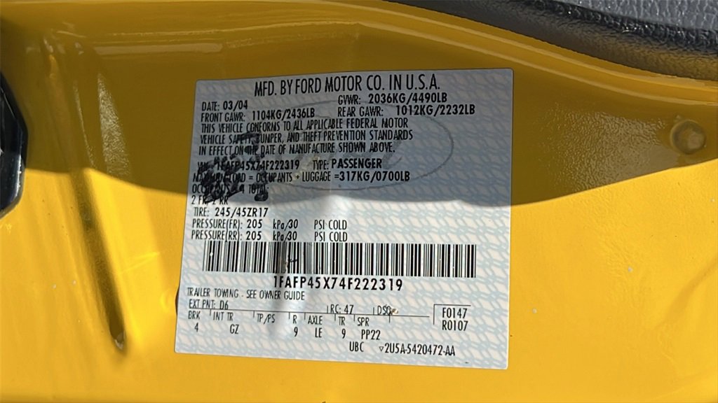 Used 2004 Ford Mustang GT image 13