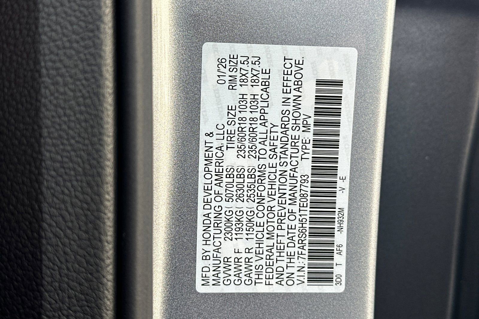 New 2026 Honda CR-V Sport image 35