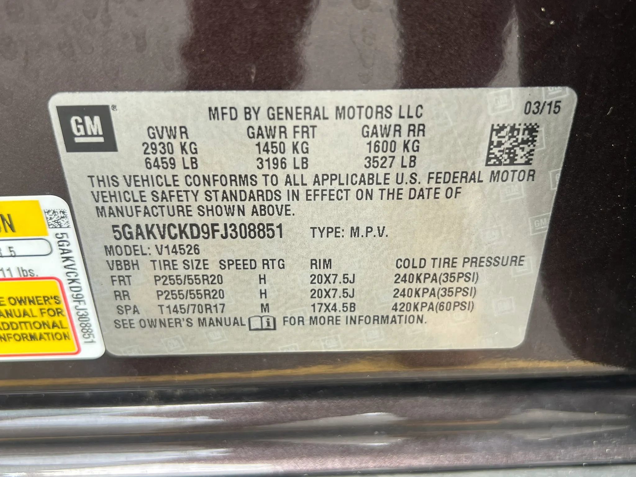 Used 2015 Buick Enclave Premium w/ Experience Buick Package image 27