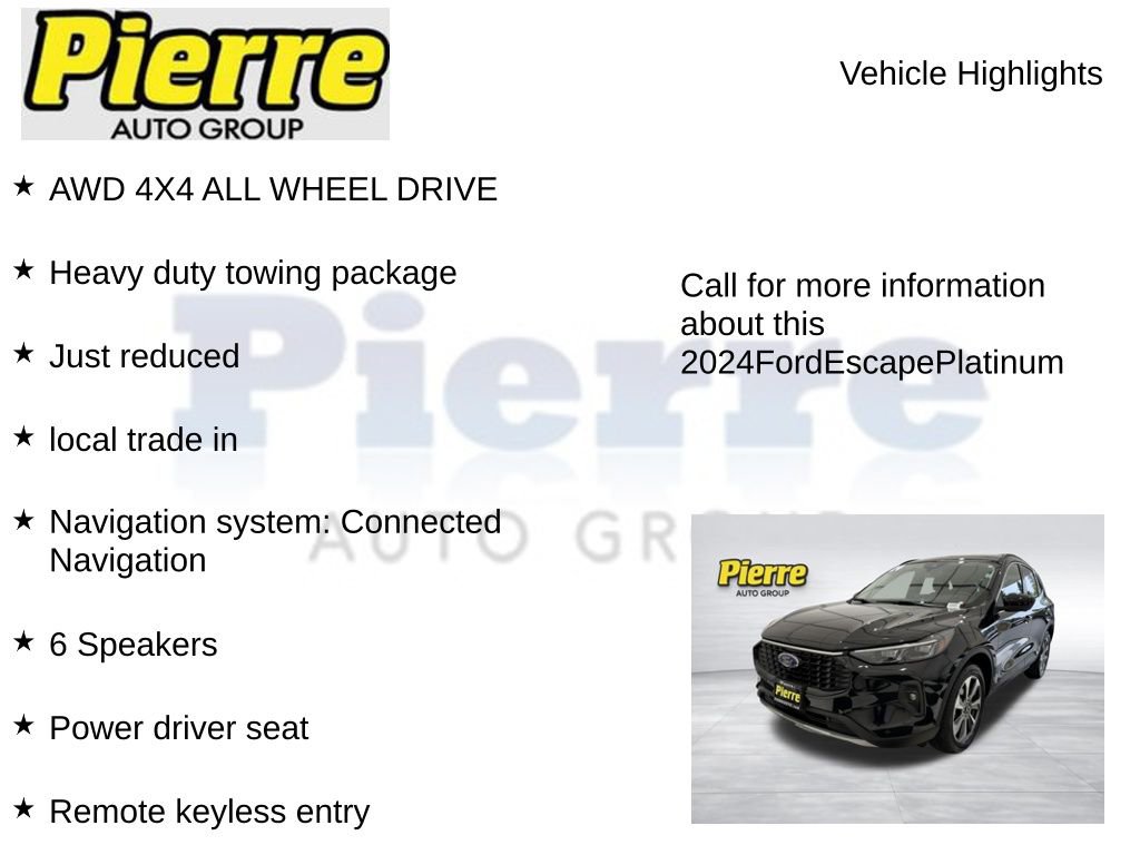 Used 2024 Ford Escape Platinum AWD/4WD image 7