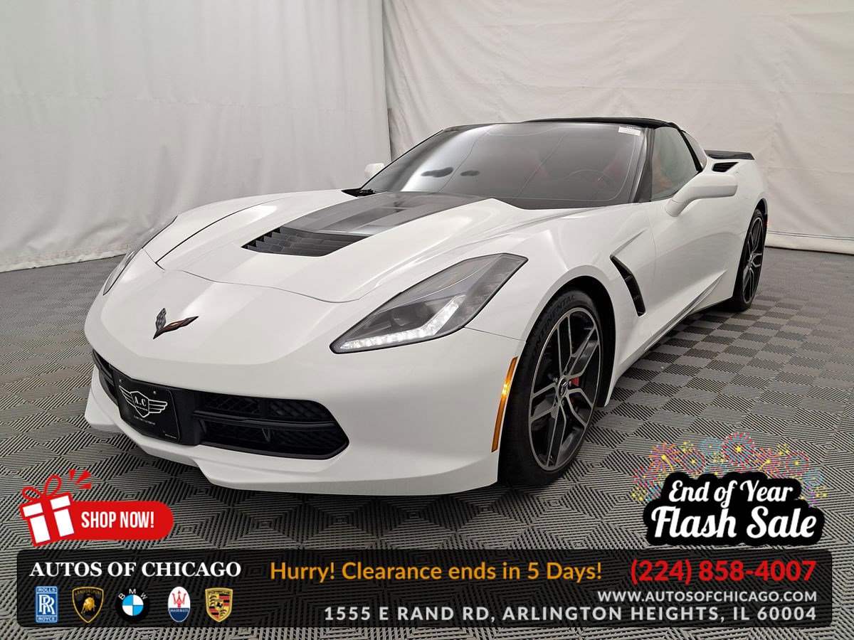 Used 2019 Chevrolet Corvette Stingray Coupe w/ Carbon Flash Badge Package