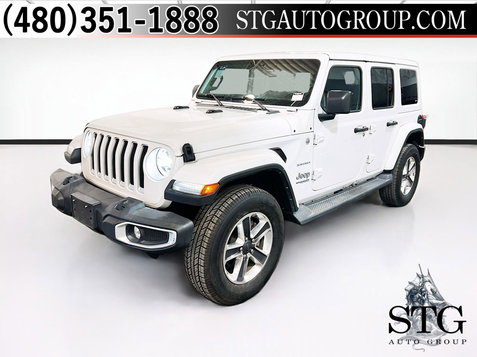 Used 2022 Jeep Wrangler Unlimited Sahara w/ LED Lighting Group