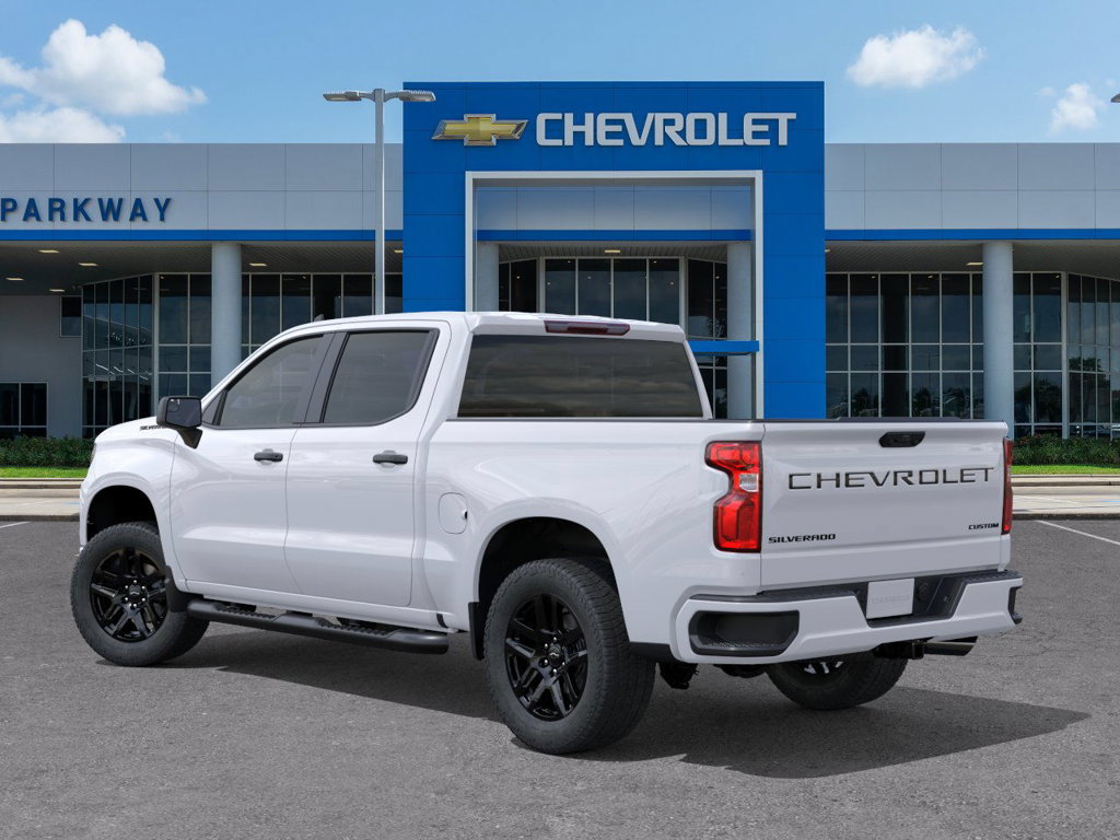 New 2026 Chevrolet Silverado 1500 Custom w/ Turbomax Blackout Package RWD image 3