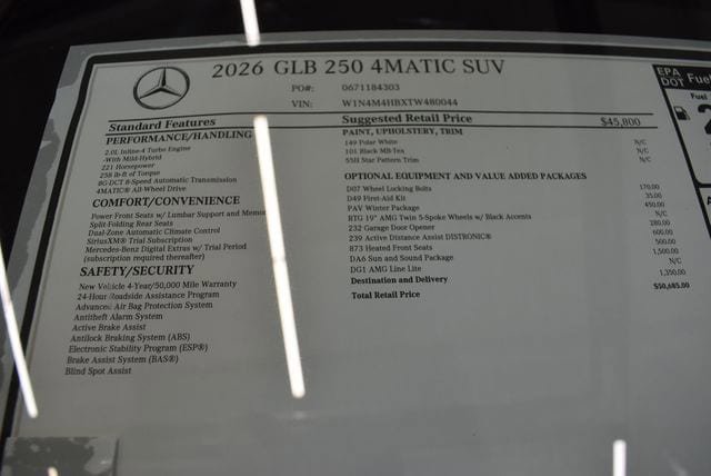 New 2026 Mercedes-Benz GLB 250 4MATIC image 6