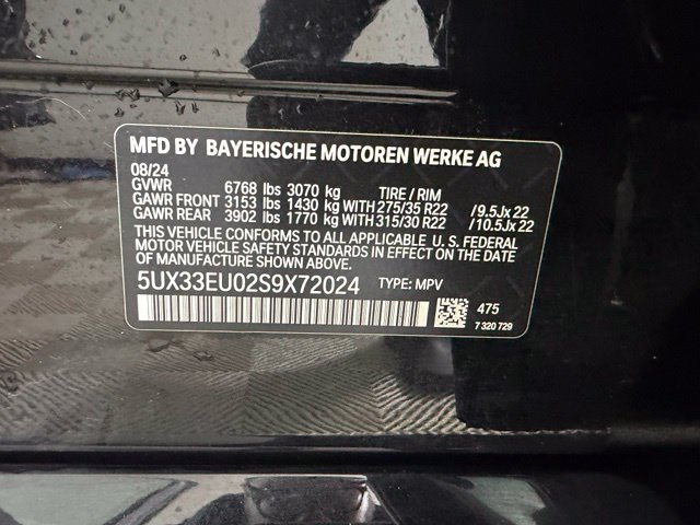 Used 2025 BMW X5 M60i w/ Parking Assistance Package AWD/4WD image 25