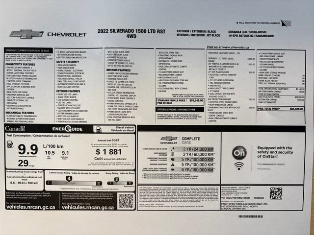 Used 2022 Chevrolet Silverado 1500 RST w/ Z71 Off-Road Package image 62