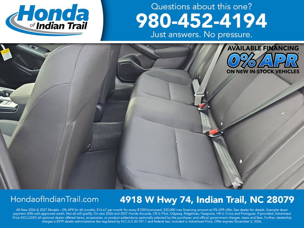 New 2026 Honda Civic LX 360° Tour