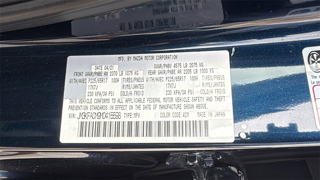 Used 2021 MAZDA CX-5 Touring w/ Touring Preferred SV Package image 46