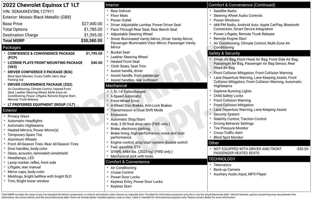 Used 2022 Chevrolet Equinox LT image 4