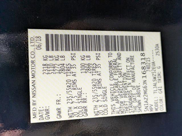 Used 2018 Nissan Murano Platinum w/ Cargo Package image 27