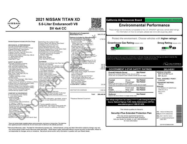 Used 2021 Nissan Titan SV w/ SV Convenience Package image 2