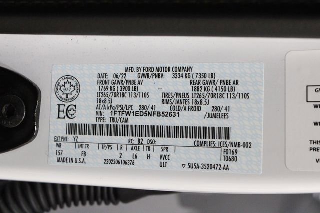 Used 2022 Ford F150 XLT w/ Equipment Group 302A High image 22