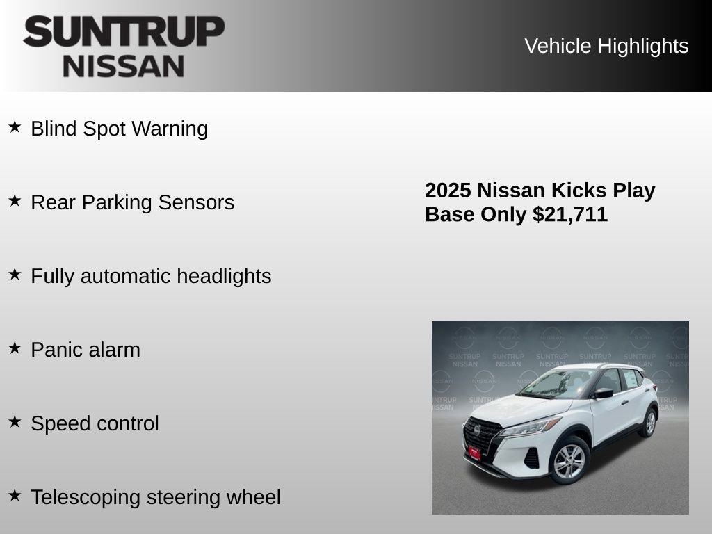 Used 2025 Nissan Kicks Play S FWD image 30