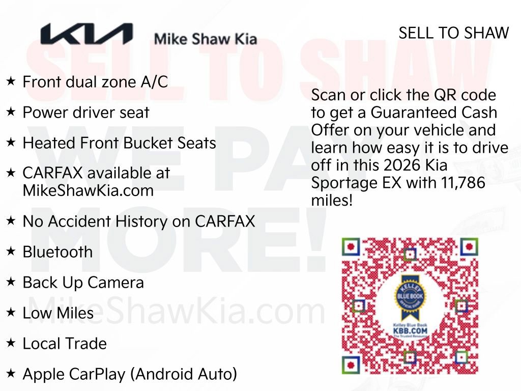 Certified 2026 Kia Sportage EX image 12