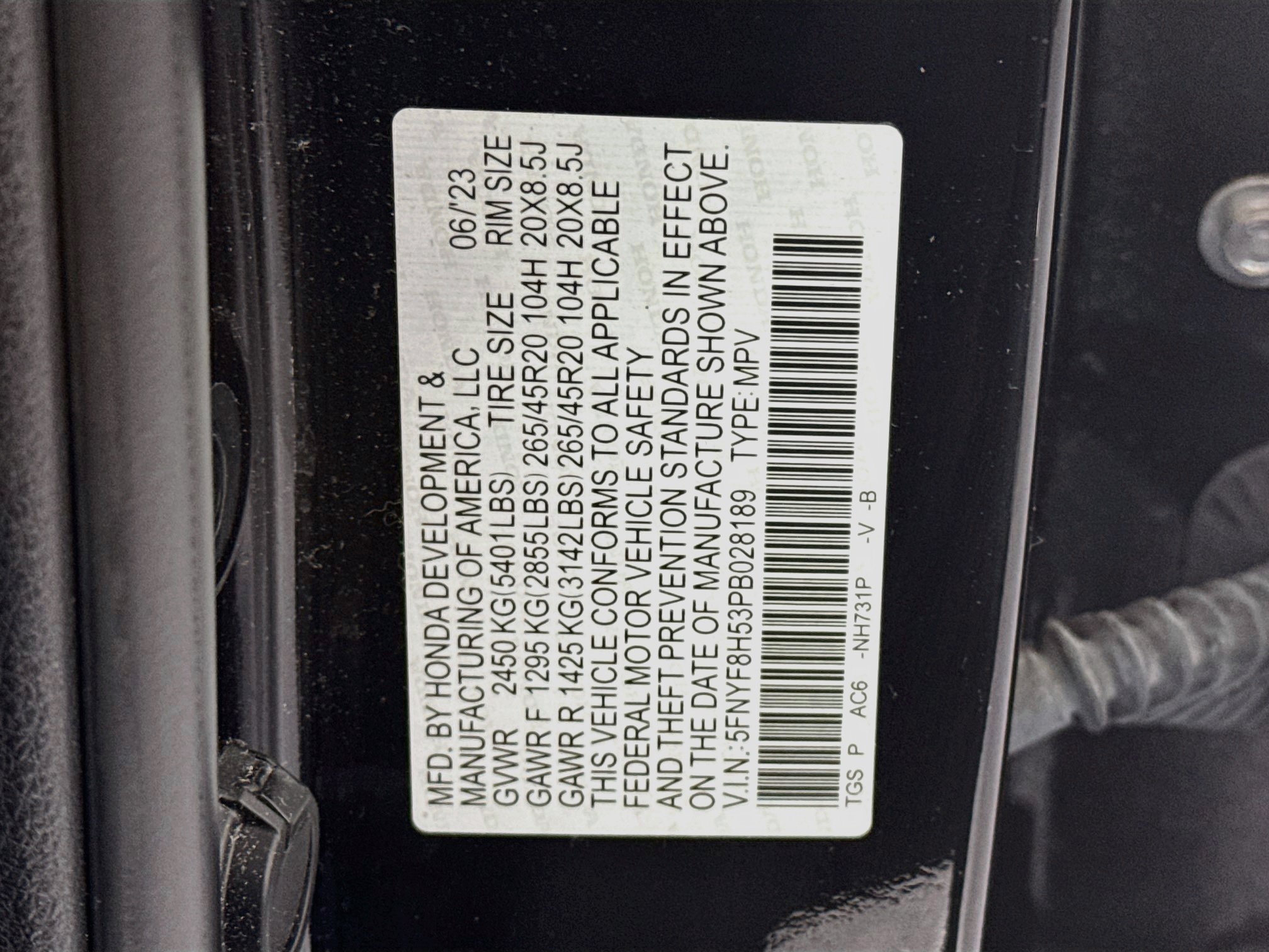 Certified 2023 Honda Passport EX-L image 32
