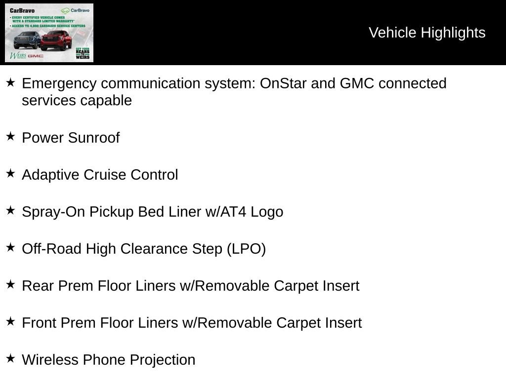 Certified 2023 GMC Sierra 1500 AT4 w/ AT4 Premium Package image 15