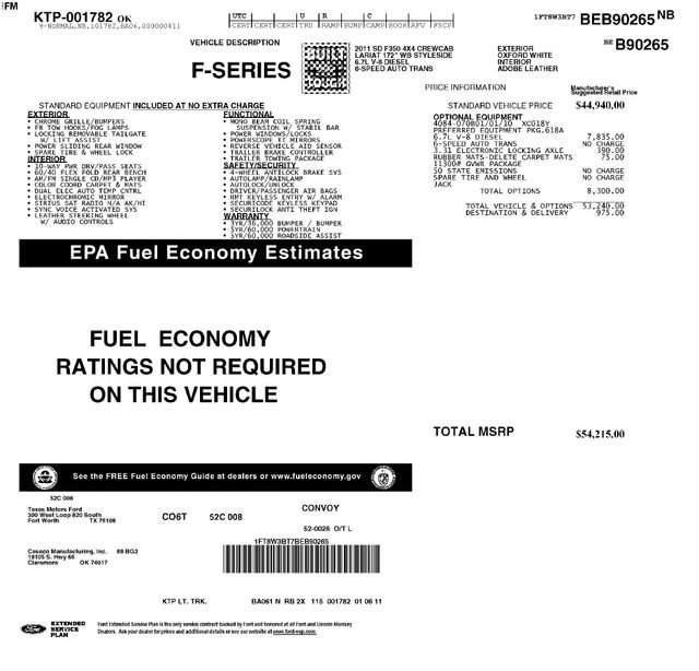 Used 2011 Ford F350 Lariat AWD/4WD image 30
