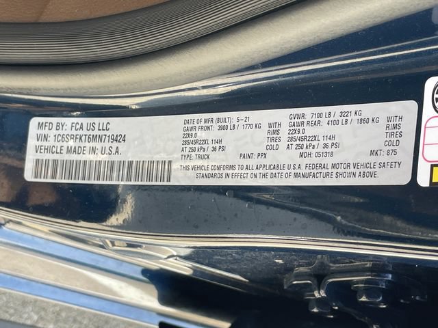 Used 2021 RAM 1500 Limited AWD/4WD image 32
