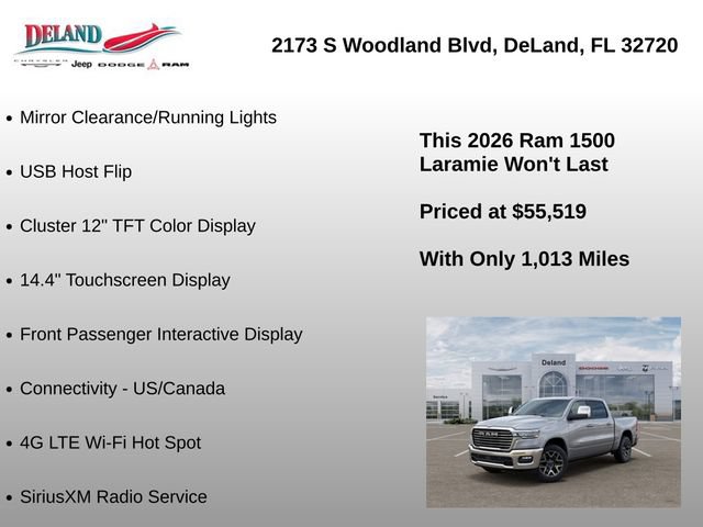 New 2026 RAM 1500 Laramie RWD image 32