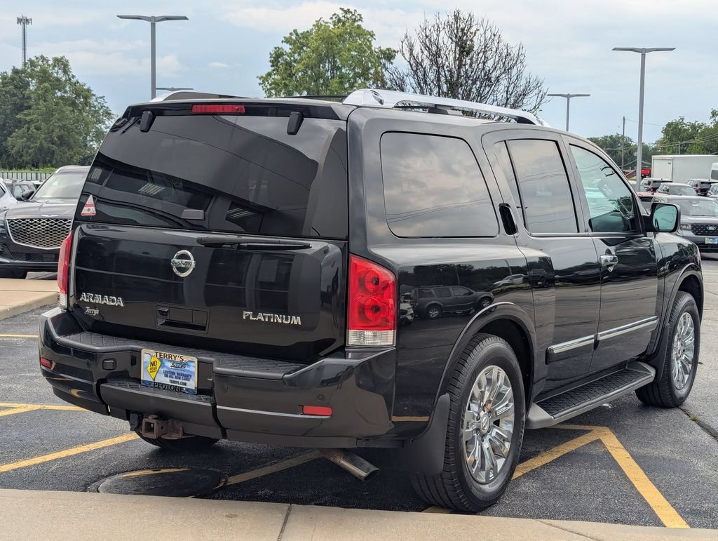 Used 2015 Nissan Armada Platinum w/ 2nd Row Captain Seat Package AWD/4WD image 3