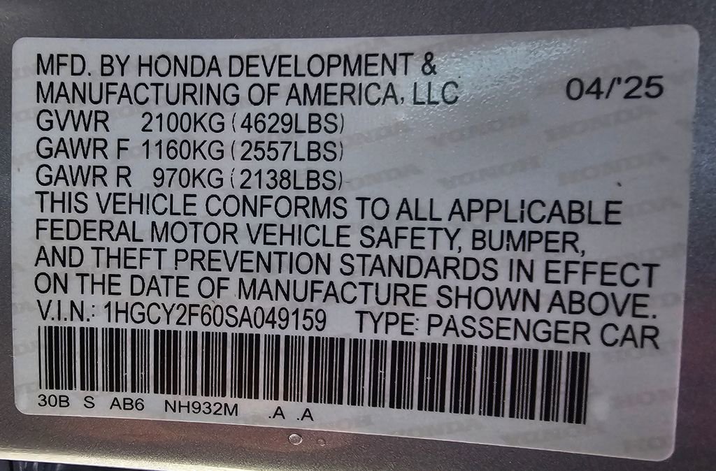 Used 2025 Honda Accord EX-L image 25