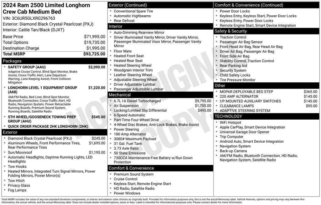 Used 2024 RAM 2500 Limited w/ Safety Group AWD/4WD image 6