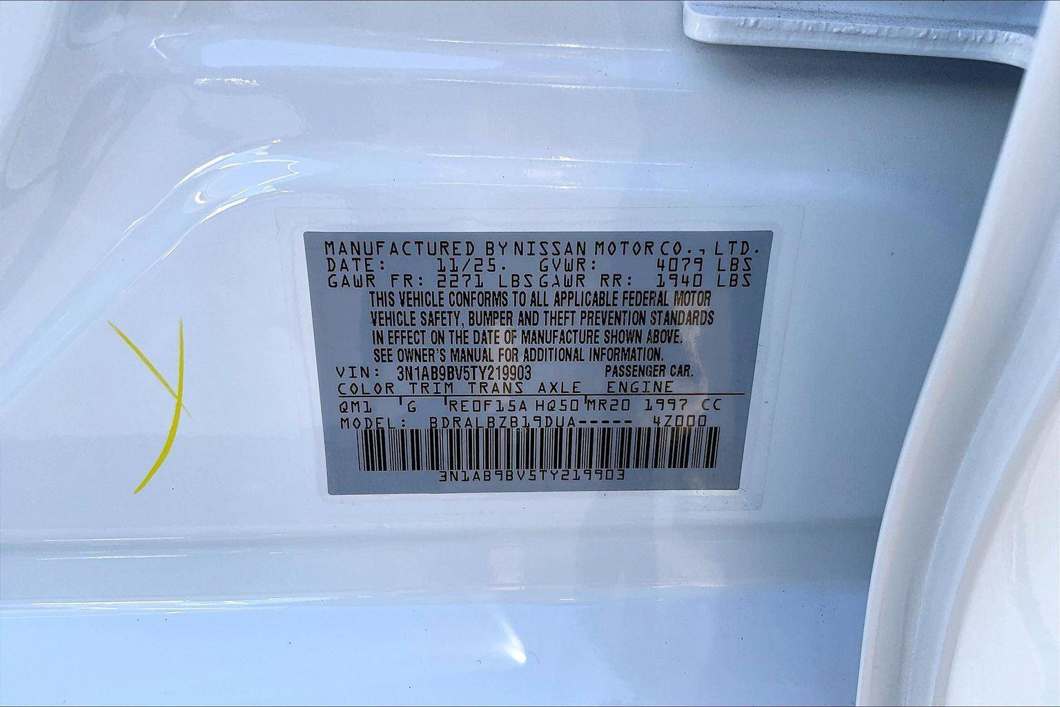 New 2026 Nissan Sentra S w/ Floor Mat Package image 14