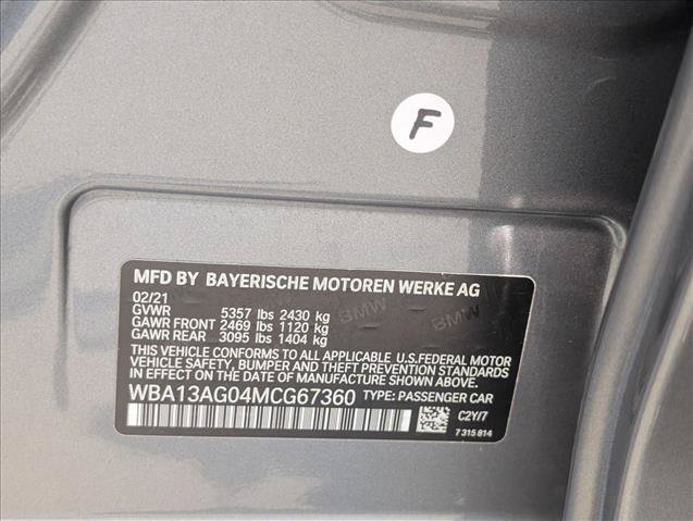 Used 2021 BMW 530e w/ Parking Assistance Package RWD image 30