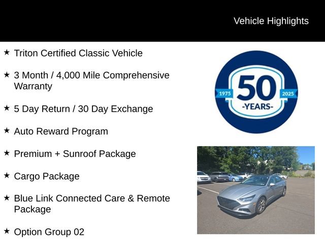 Used 2020 Hyundai Sonata SEL w/ Premium + Sunroof Package FWD image 5