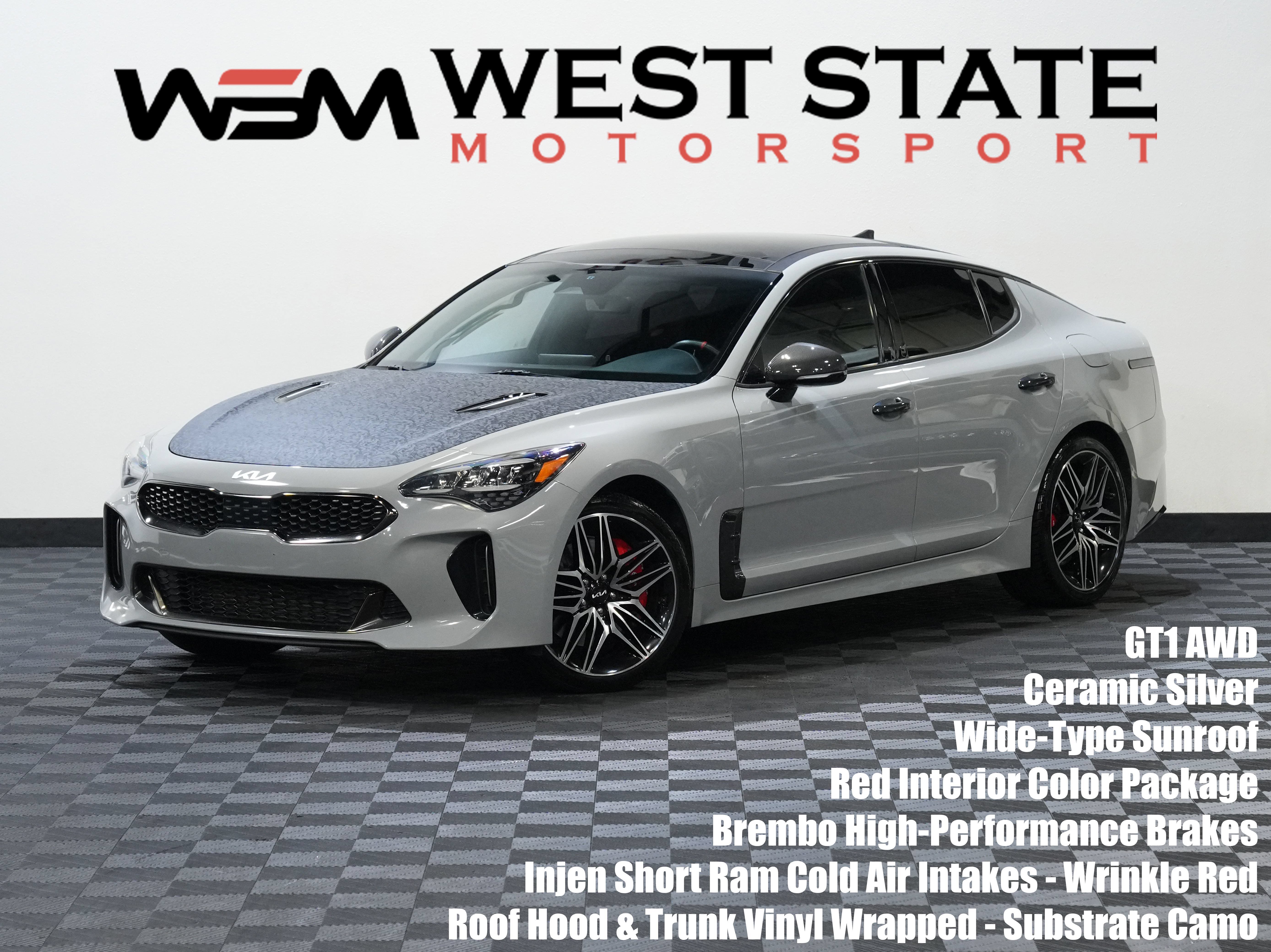 Used 2022 Kia Stinger GT1 w/ Red Interior Color Package