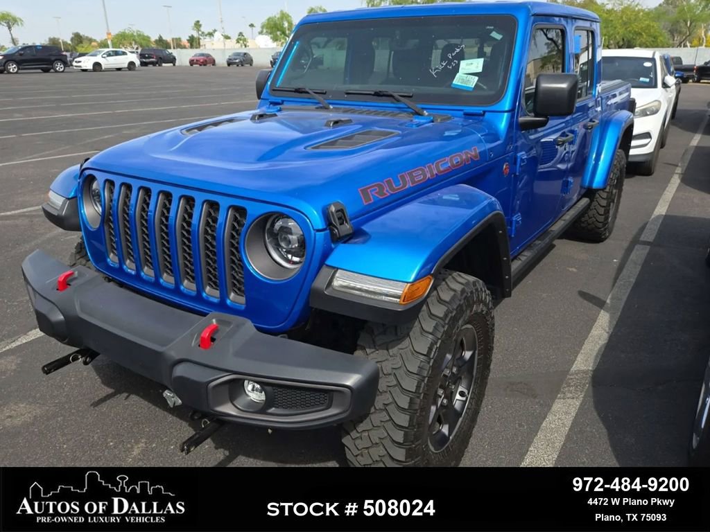 Used 2023 Jeep Gladiator Rubicon w/ LED Lighting Group AWD/4WD image 1