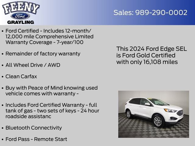 Used 2024 Ford Edge SEL w/ Convenience Package image 5