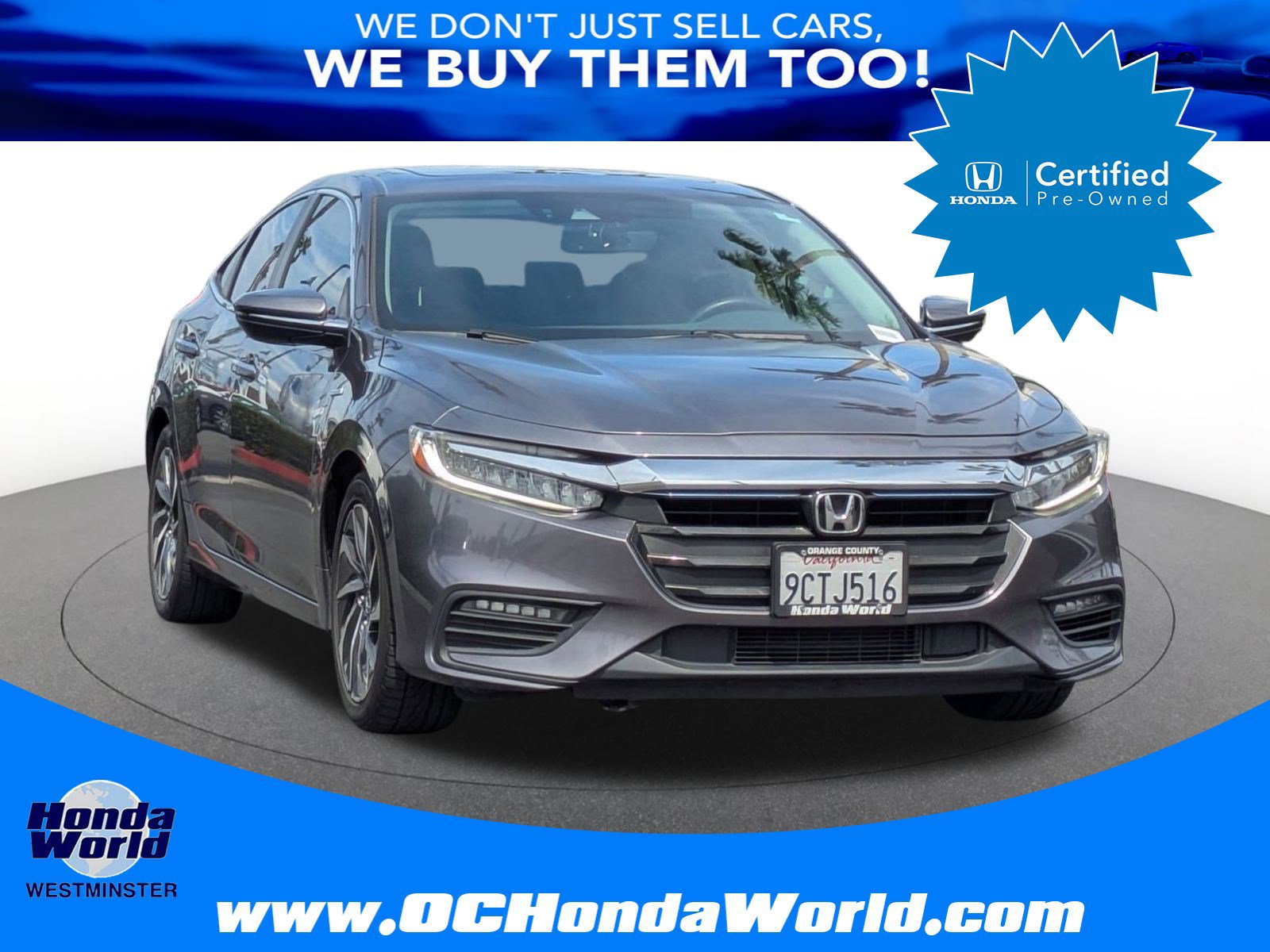 Used 2022 Honda Insight Touring