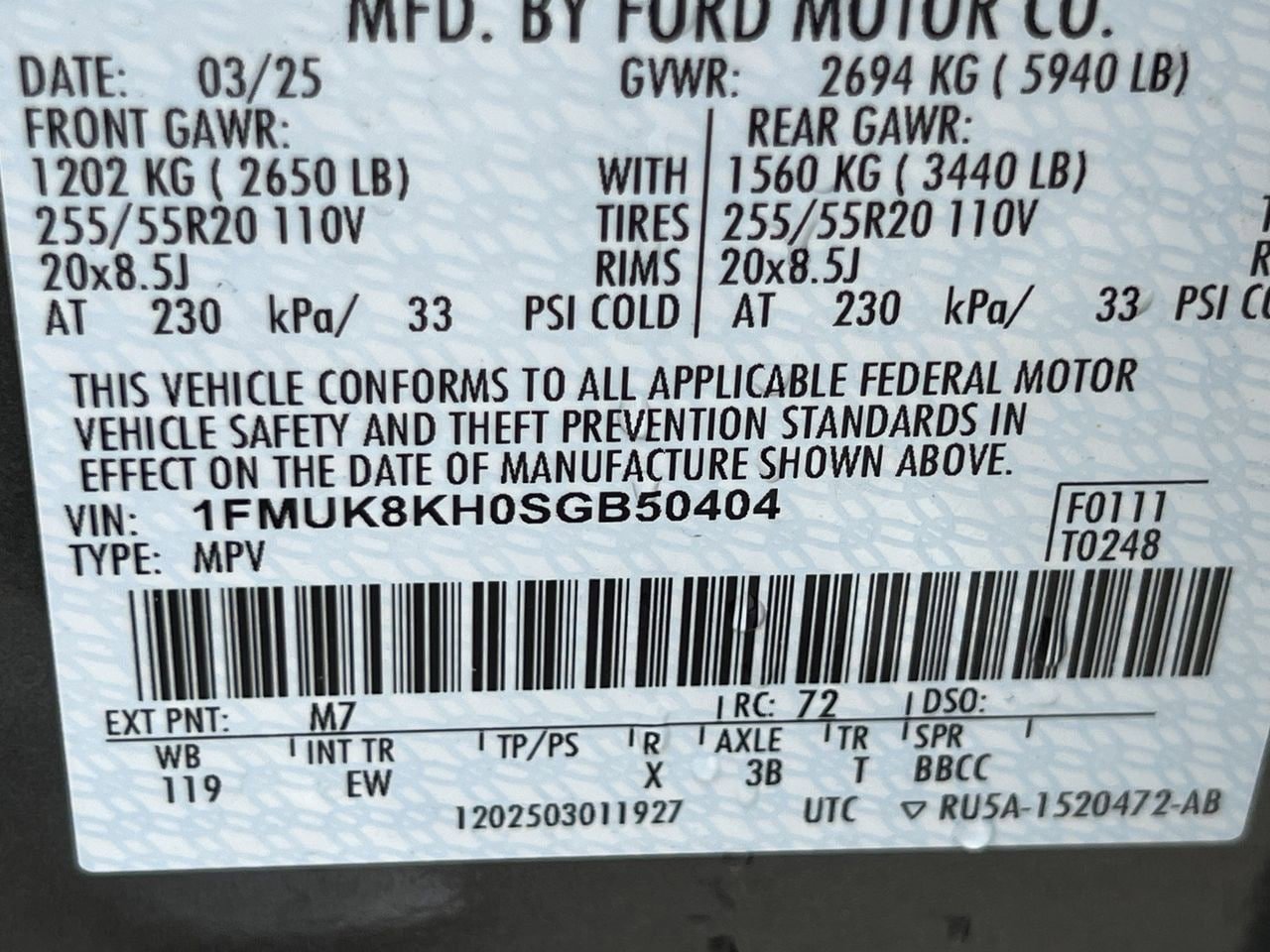 Used 2025 Ford Explorer ST-Line AWD/4WD image 31