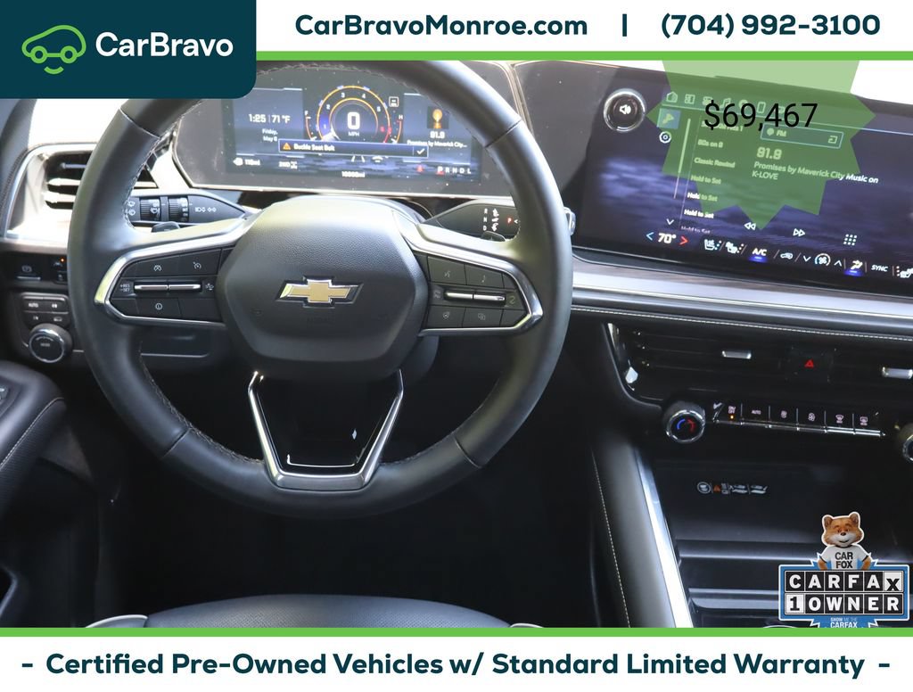 Certified 2025 Chevrolet Tahoe Premier AWD/4WD image 20