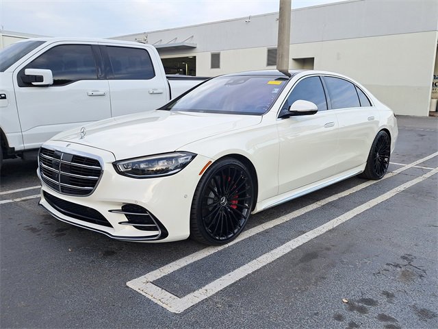 Used 2021 Mercedes-Benz S 580 4MATIC Sedan w/ AMG Line video 2