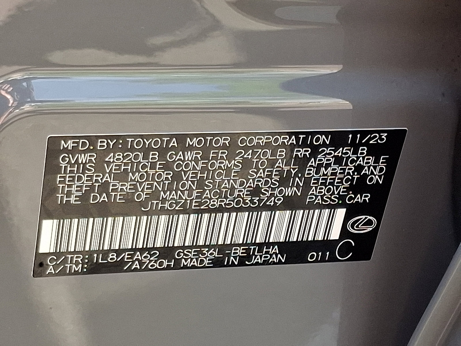 Certified 2024 Lexus IS 350 F Sport w/ Memory Package image 27