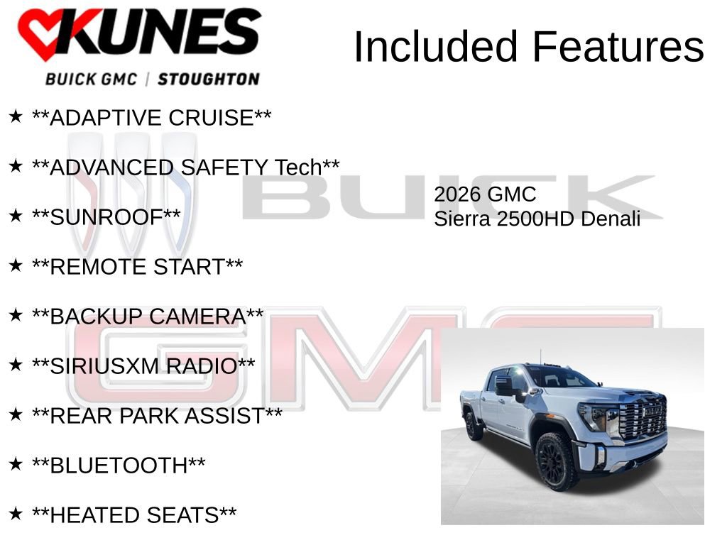 New 2026 GMC Sierra 2500 Denali w/ Denali Reserve Package image 2