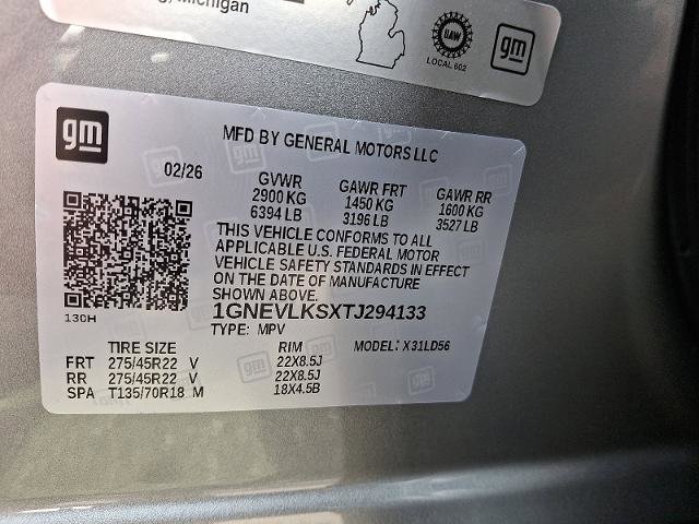 New 2026 Chevrolet Traverse RS w/ LPO, Floor Liner Package image 11