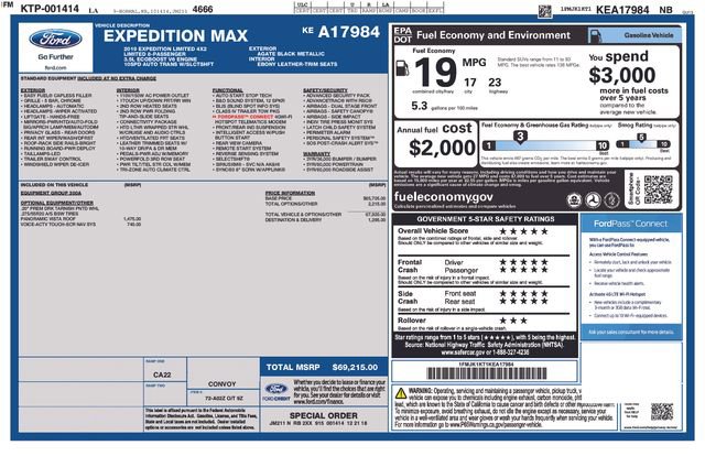 Used 2019 Ford Expedition Max Limited