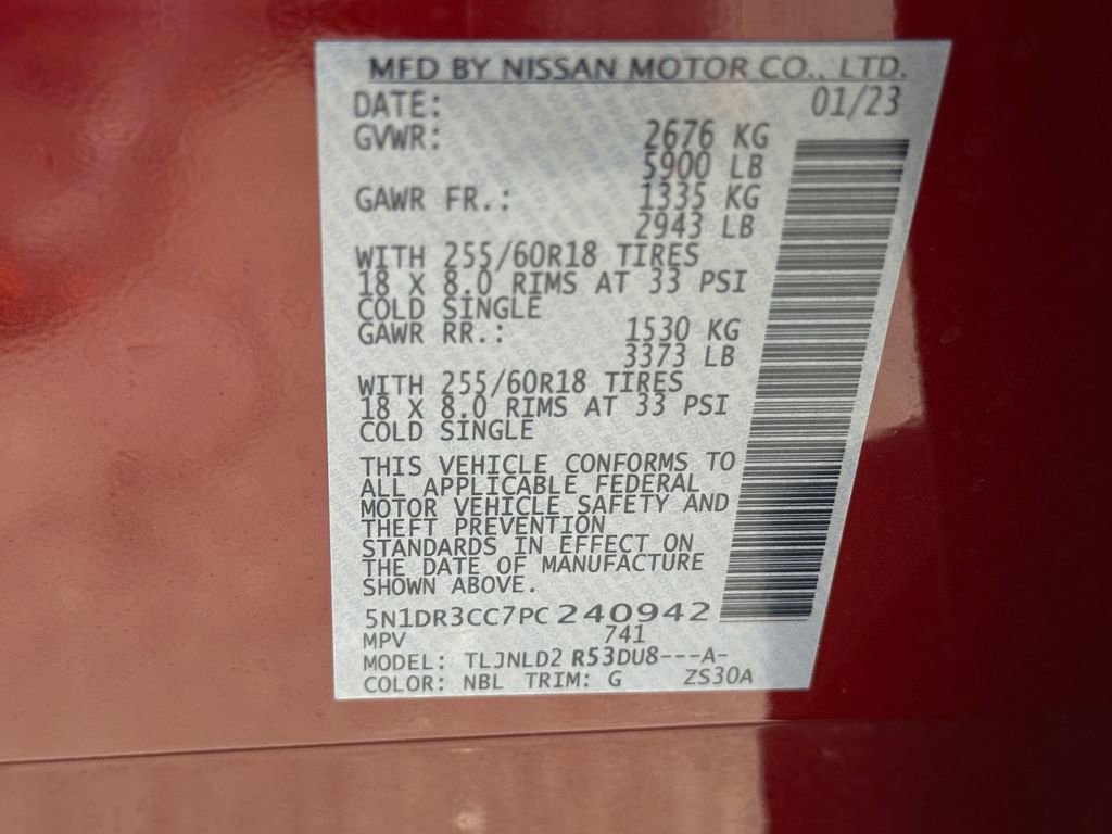 Used 2023 Nissan Pathfinder SL AWD/4WD image 34
