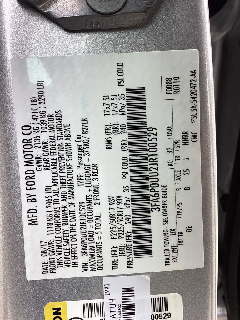 Used 2018 Ford Fusion S image 61