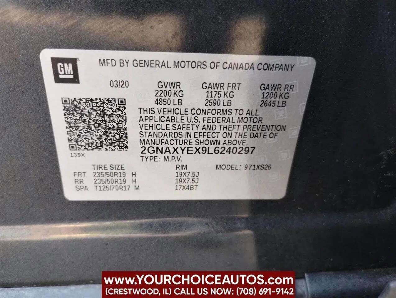 Used 2020 Chevrolet Equinox Premier image 14